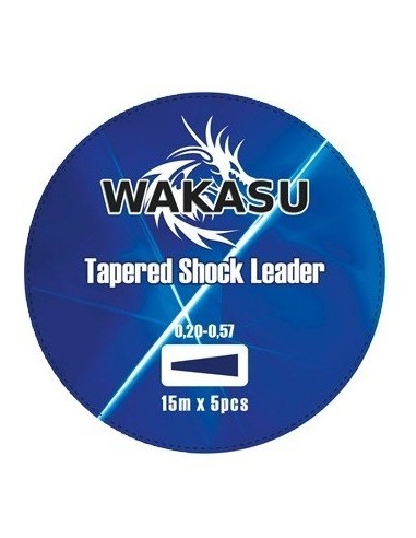 Wakasu Tapered Shock Leader Transparente