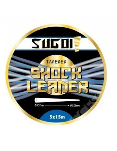Sugoi Tapered Shock Leader 5x15m...