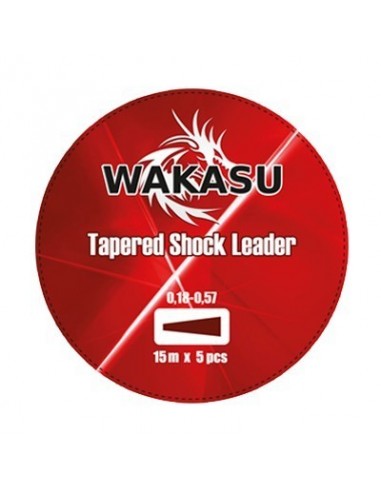 Wakasu Tapered Shock Leader Rojo